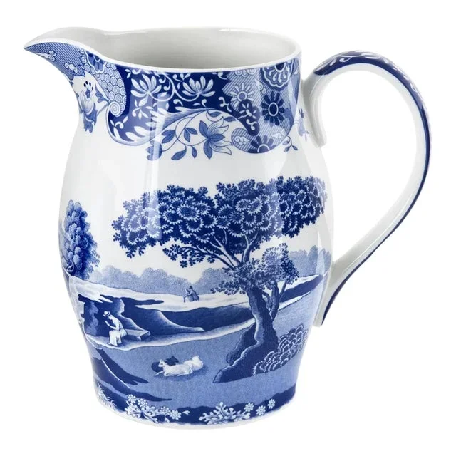 Spode Blue Italian 68 oz. Pitcher