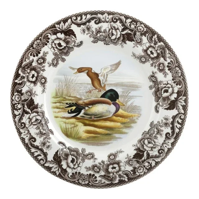 Spode Woodland Dinner Plate 10.5″, Mallard