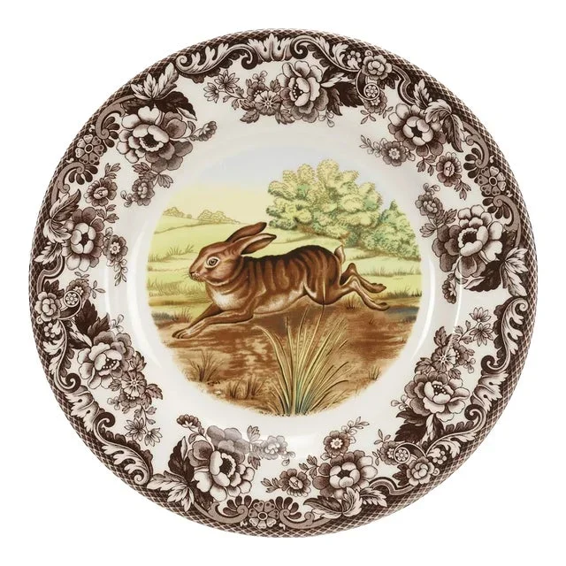 Spode Woodland Dinner Plate 10.5″, Rabbit