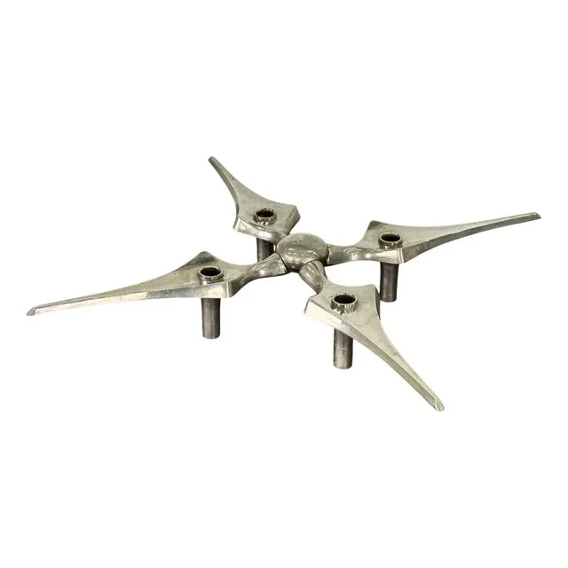 Star Nail Candlestick by Fritz Nagel and Caesar Stoffi