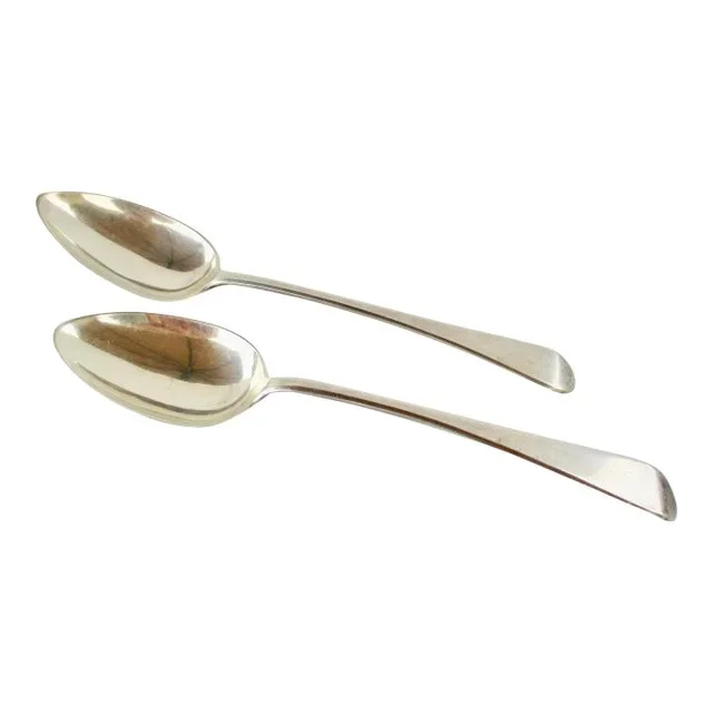 Sterling Silver George IV Spoons – A Pair of 2