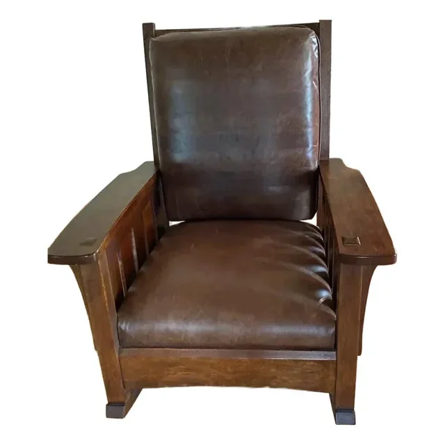 Stickley Mission Collection Bow Arm Morris Rocker