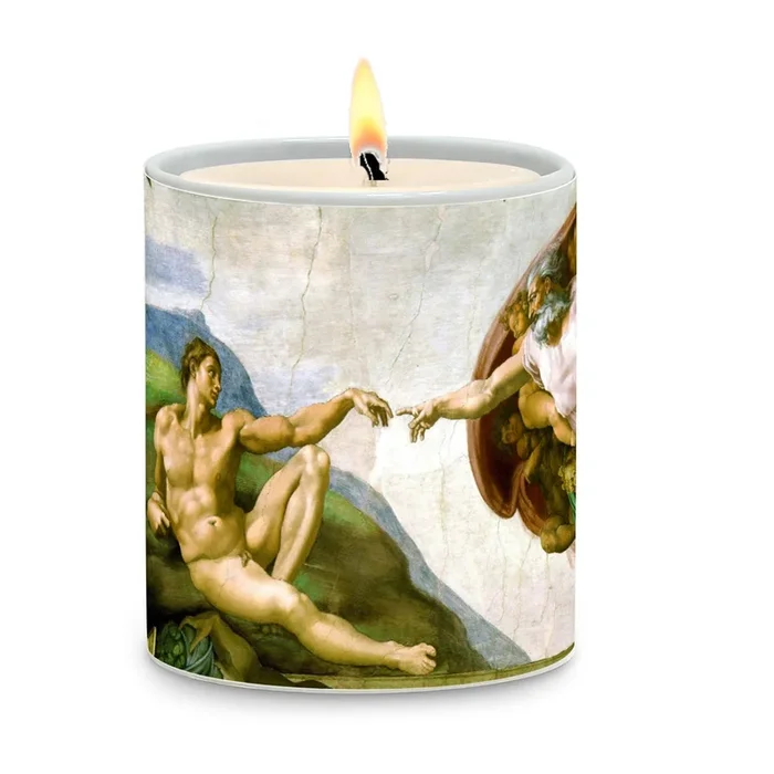 SUBLIMART: Affresco Design – Porcelain Soy Wax Candle (Design #AFF20)