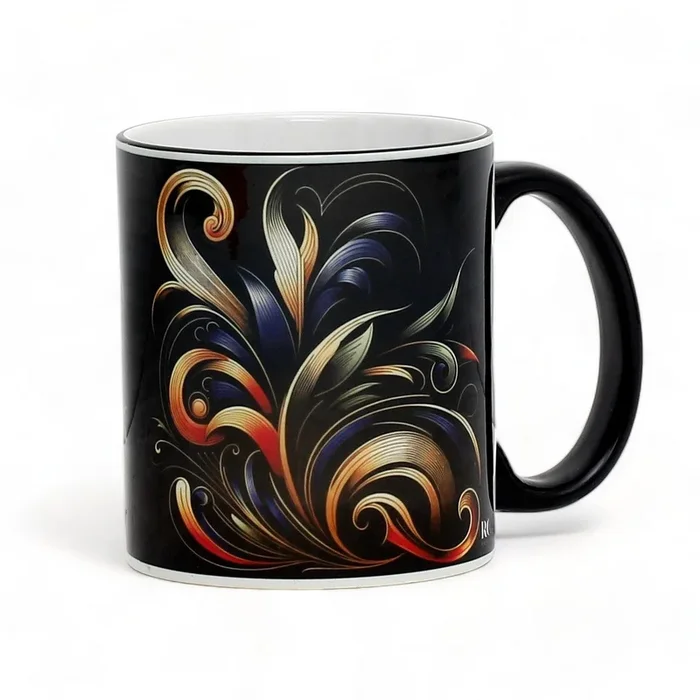 SUBLIMART: Elegant Flourish Mug – by RC Italian Design