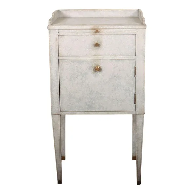 Swedish Painted Bedside Table, 1890s