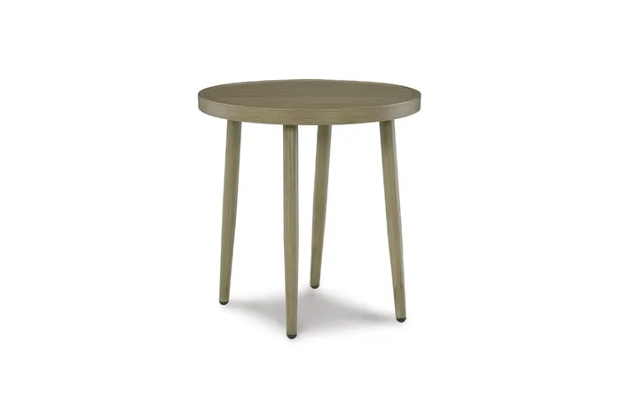 Swiss Valley Outdoor End Table in Beige