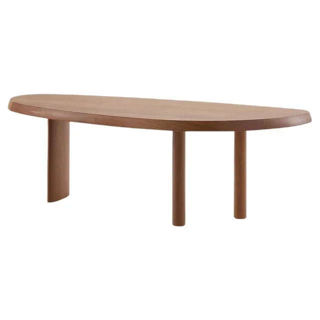 Table en Forme Libre in Wood by Charlotte Perriand for Cassina