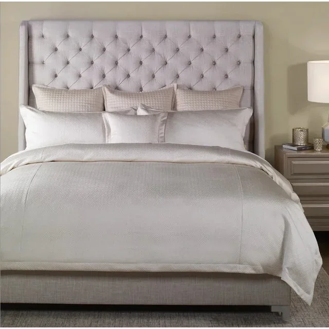 Tagami Oversize King Cotton Duvet Cover, Moonstone