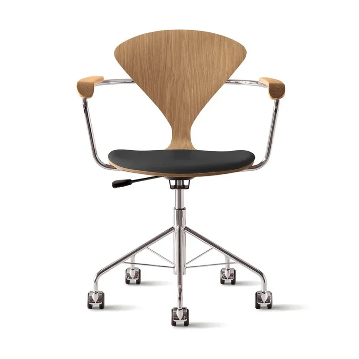 Task Office Chair with Arms – Upholstered Seat