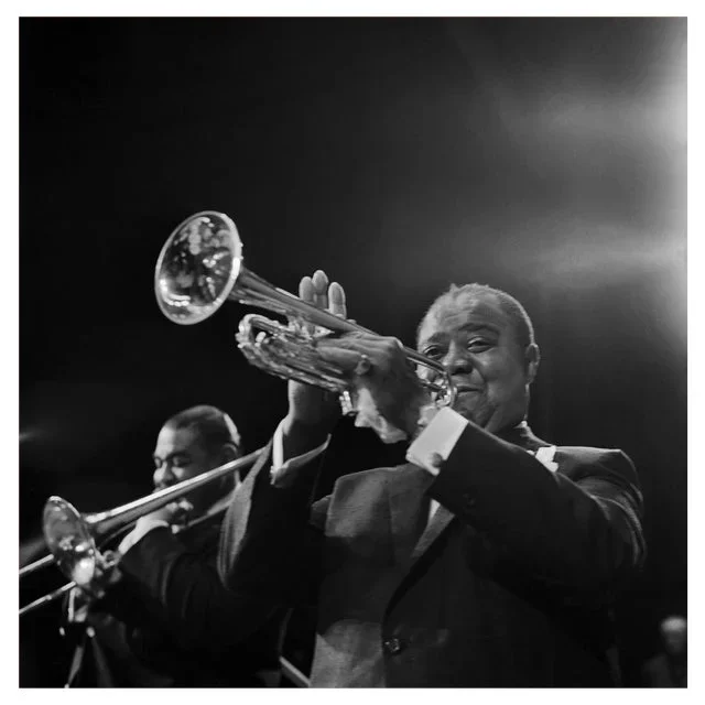 Tassilo Leher, Louis Armstrong, Berlin, 1965, Photograph