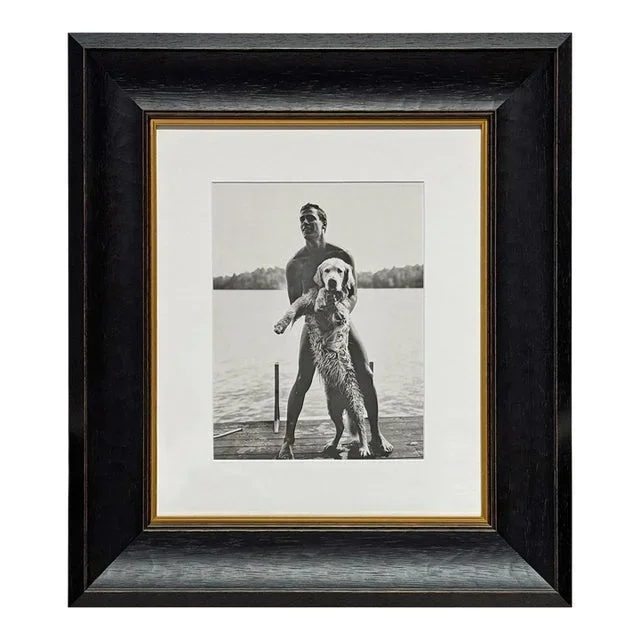 Ted and Rowdy, a Framed Photograph by Bruce Weber