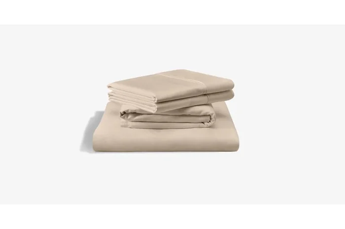 Tempur-Pedic Luxe Egyptian Sheets in Sandstone, Split CA King (2)