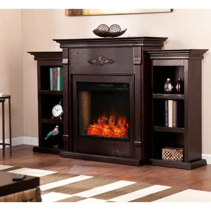 Tennyson Smart Bookcase Fireplace – Fs8545