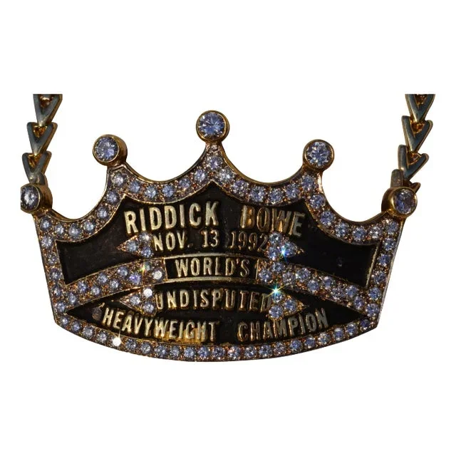 The Boxer: Original Riddick Bowe Undisputed Heavy Weight Champion Boxer Necklace from Riddick Bowe