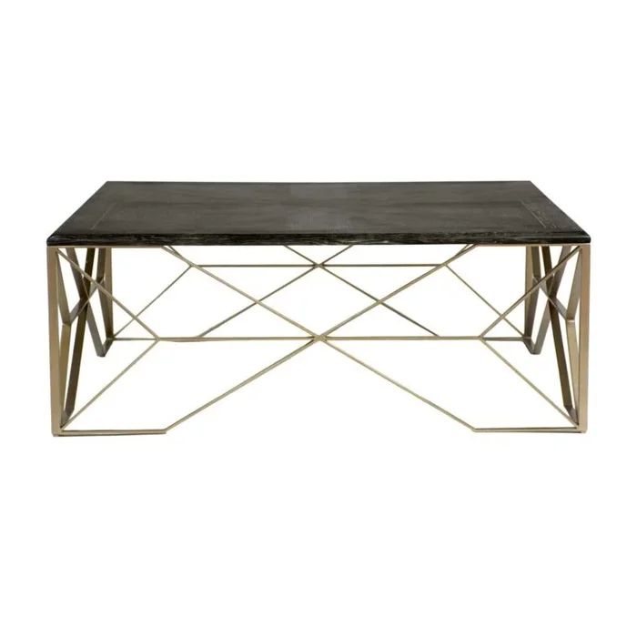 Theodore Coffee Table – Cerused Dark Grey