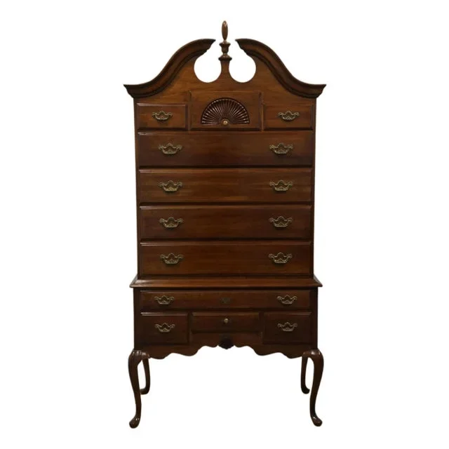 Thomasville Furniture Collector’s Cherry Traditional Style 41″ Pediment Highboy Chest 10111-340