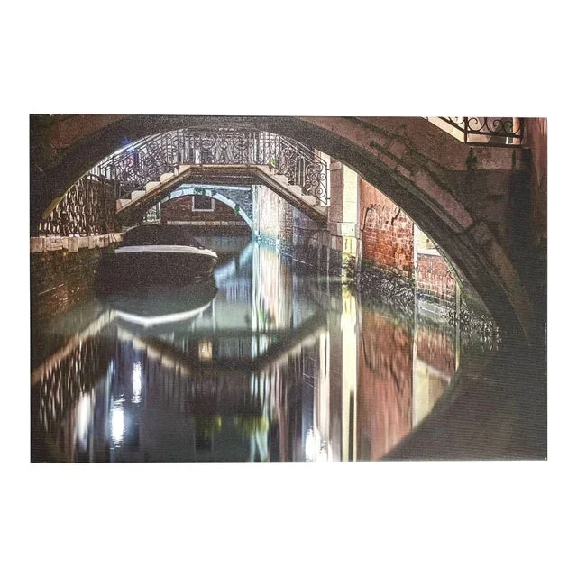 “Three Bridges in Venice” Photo on Canvas