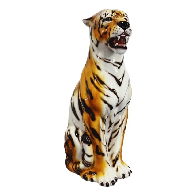 Tiger Statue in Ceramic