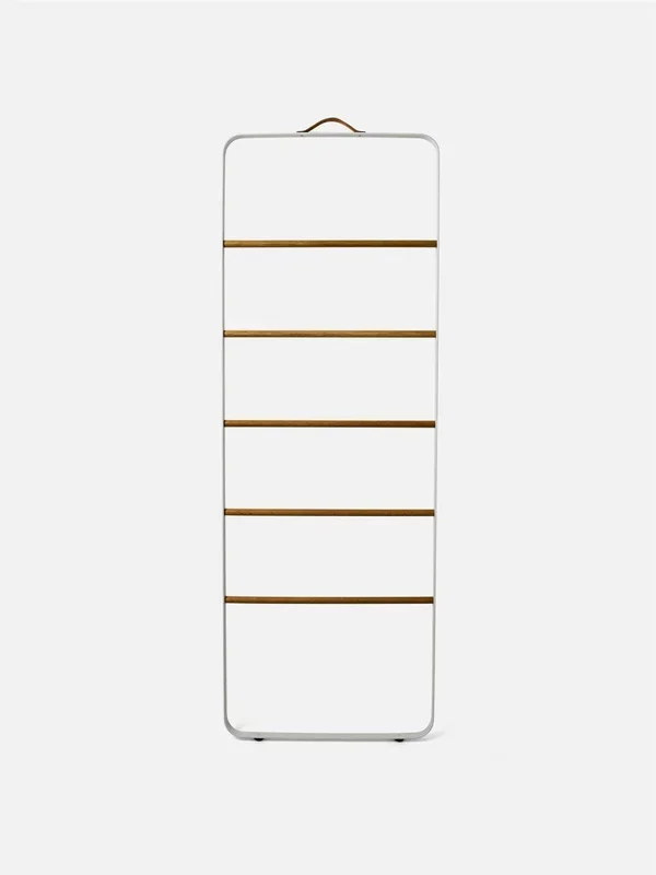 Towel Ladder, White/Light Ash