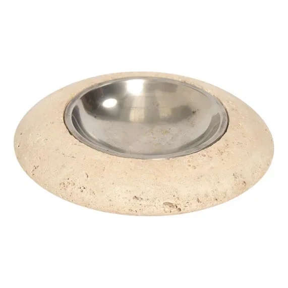 Travertine Ashtray by Fratelli Mannelli, 1970s