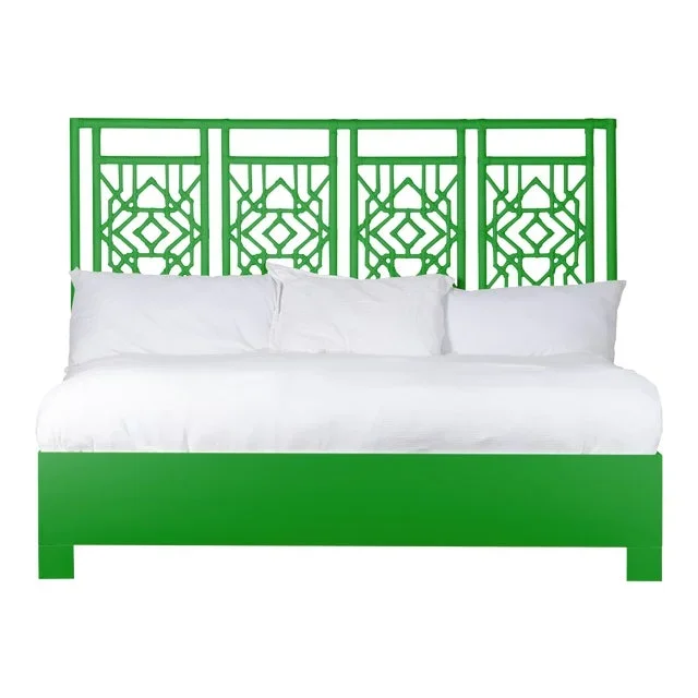Tulum Bed King – Bright Green