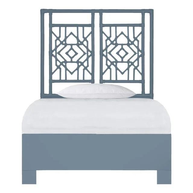 Tulum Sandard Bed Twin Extra Long, Regatta Blue
