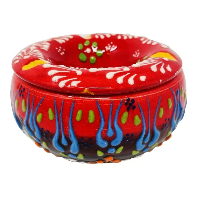 Turkish Handmade Ashtray With Lid