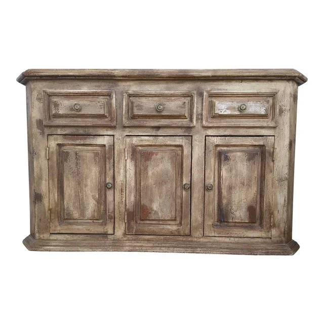 Tuscan Style Sideboard With Stone Top