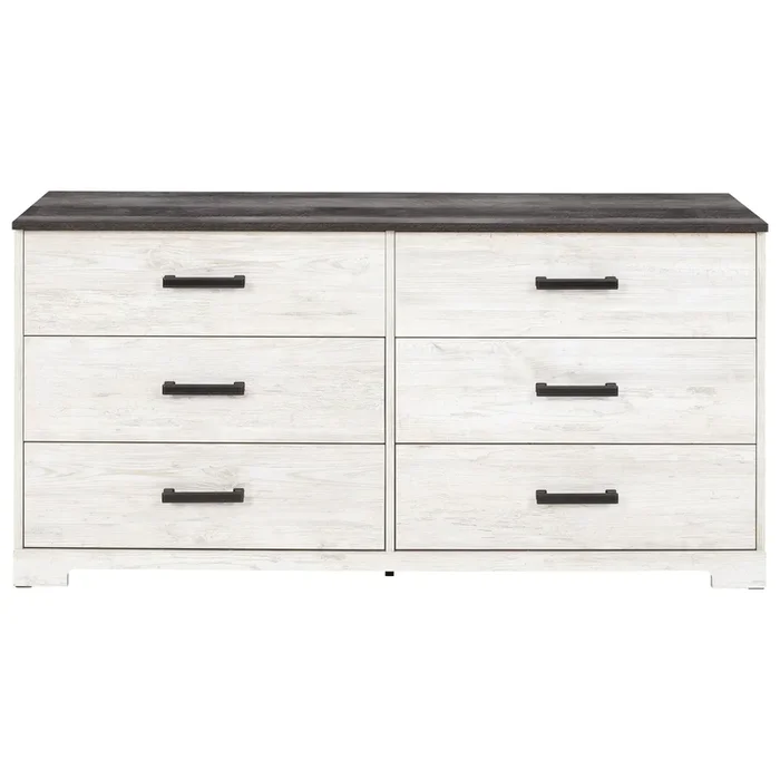 Two-Tone 6-Drawer Dresser