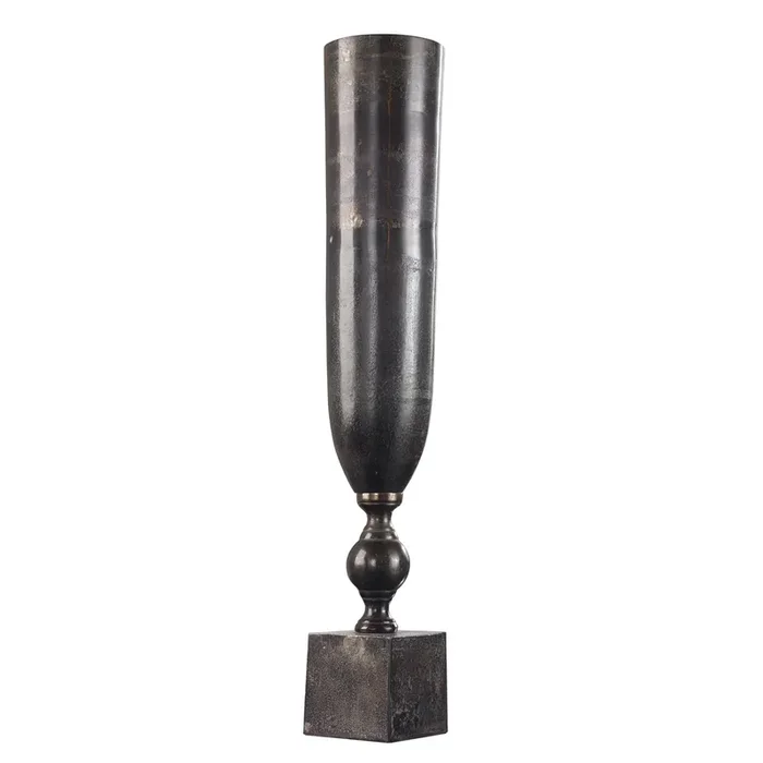 Uttermost Kaylie Black Nickel Vase
