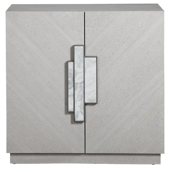 Uttermost Viela Gray 2 Door Cabinet