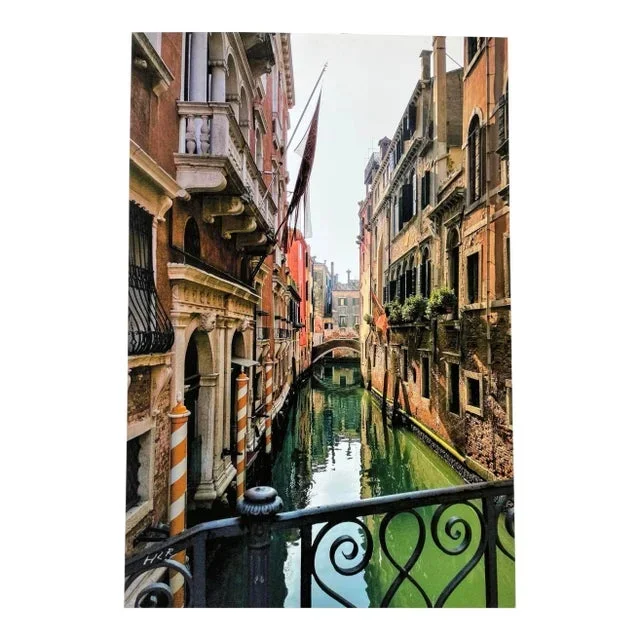“Venetian Canal” Photo on Canvas