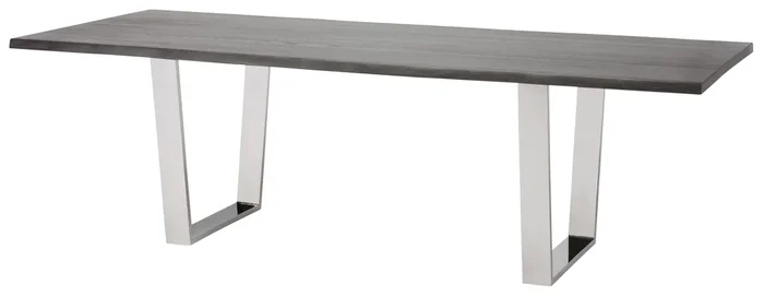 Versailles Dining Table – Oxidized Grey, 96in