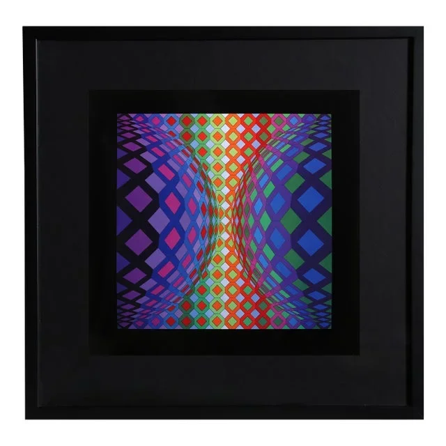 Victor Vasarely, Reech, Offset Lithograph