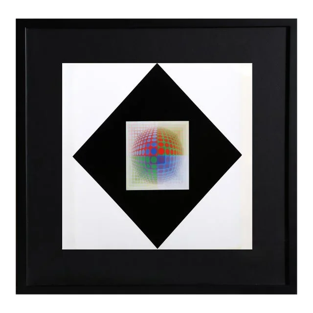 Victor Vasarely, Vega Pal, Offset Lithograph