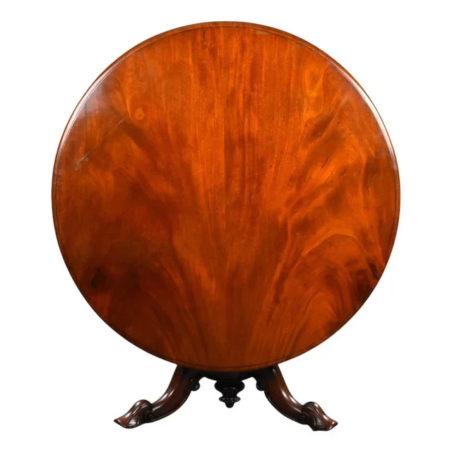 Victorian Mahogany Circular Breakfast Table, 1860