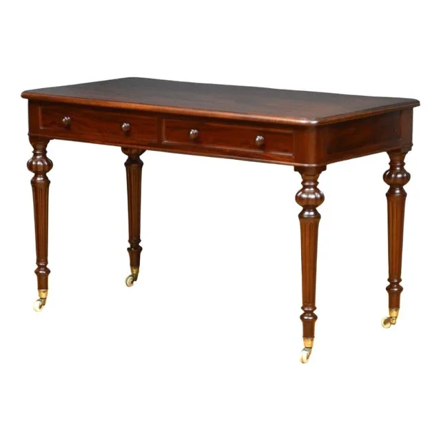 Victorian Mahogany Writing Desk or Dressing Table