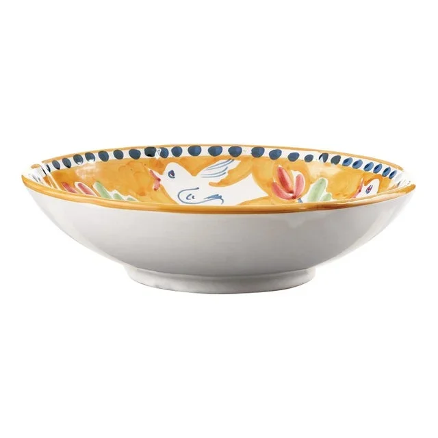 VIETRI Campagna Uccello Bird Coupe Pasta Bowl