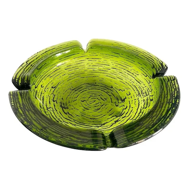 Vintage 1960s Anchor Hocking Lido Soreno Glass Ashtray/Trinket Bowl/Catch-All