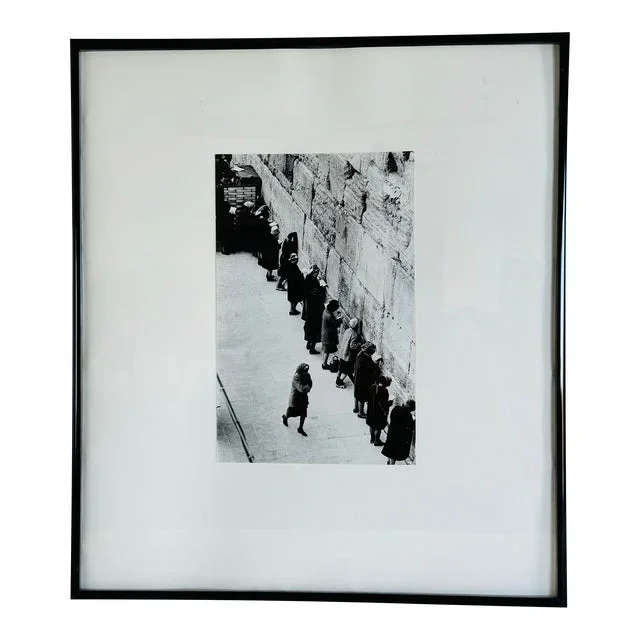 Vintage 1968 Photo “Western Wall” Jerusalem by Irene Shwachman