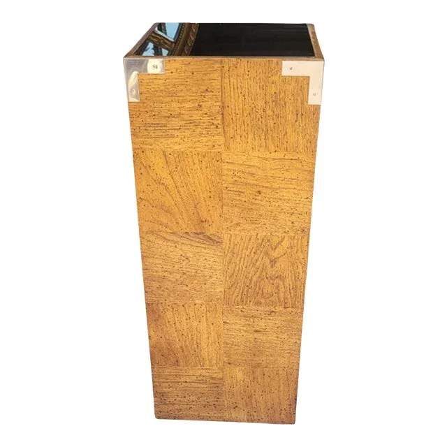 Vintage 1970 Milo Baughman Style Pedestal
