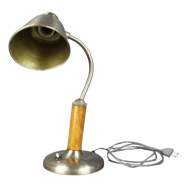 Vintage Adjustable Table Lamp, 1940s