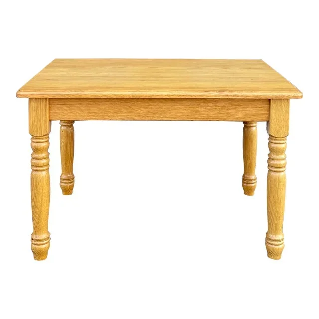 Vintage American Made Traditional Solid Oak Child’s Table