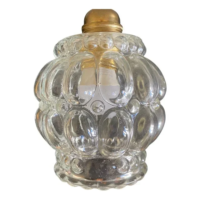 Vintage Art Deco French Table Lamp, 1970s