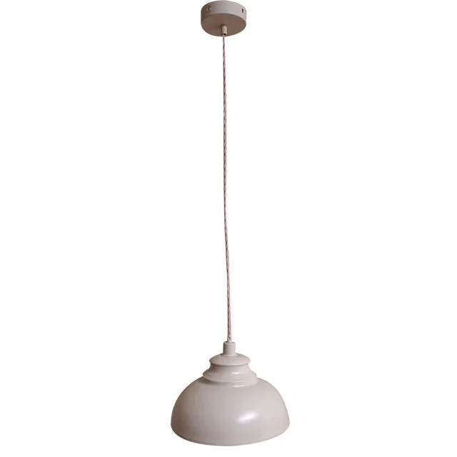 Vintage Belgian Ceiling Lamp in Pink Painted Sheet Metal by Lucide
