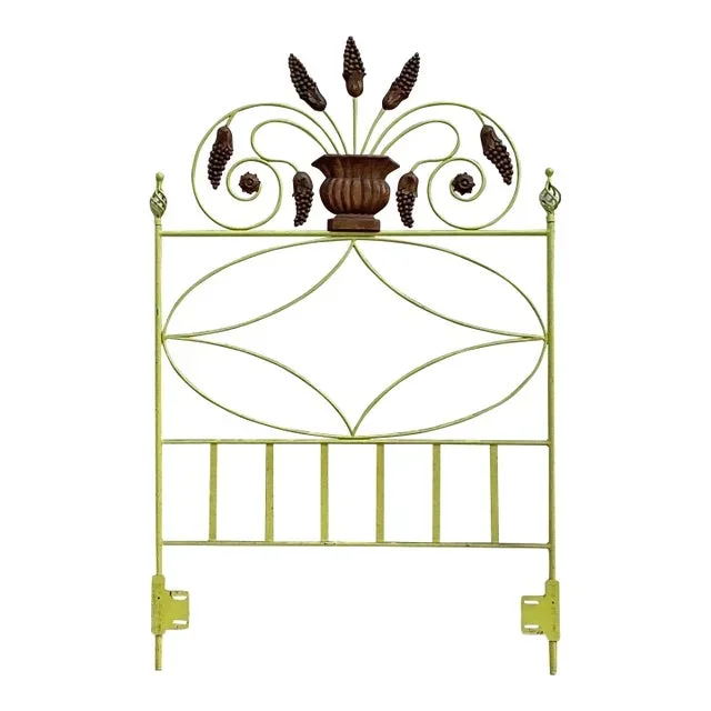 Vintage Boho Scroll Twin Headboard