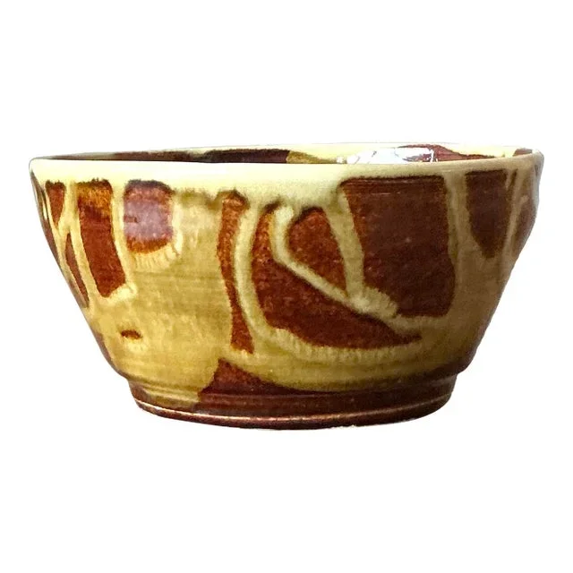 Vintage Boho Studio Pottery Bowl
