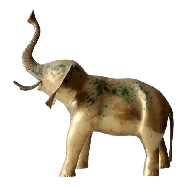 Vintage Brass Elephant