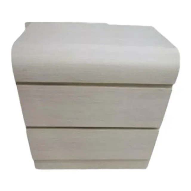 Vintage Brazilian Curved Top Laminate Nightstand 1980s