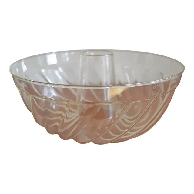 Vintage Cake Mold in Glass, 1950s